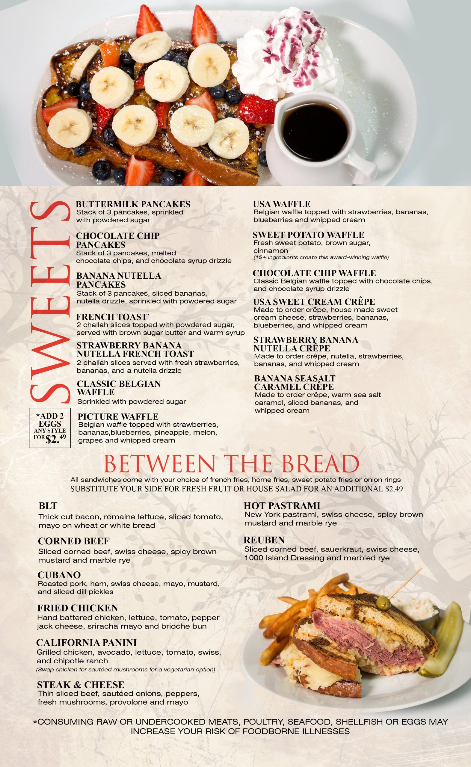 View our Menu Peachtree Cafe The best breakfast in Lawrenceville